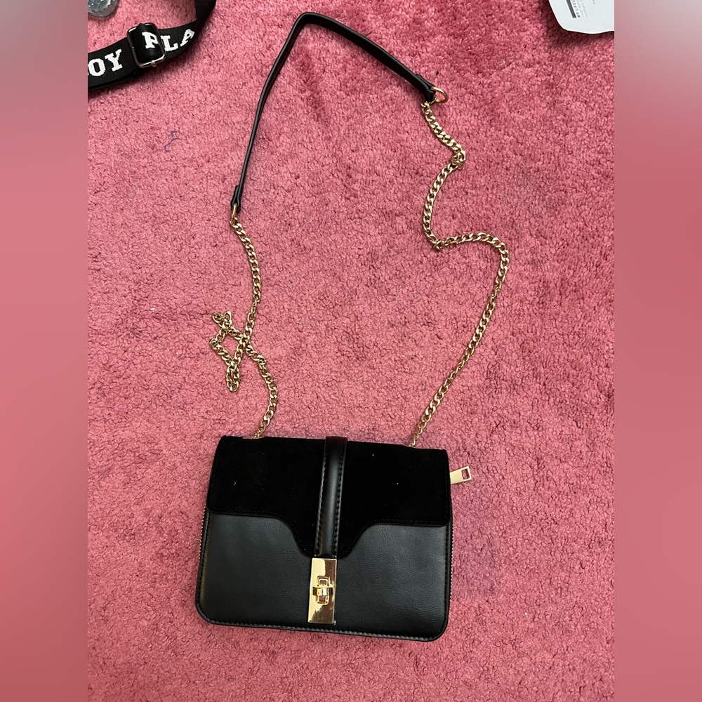 Black mini cross body bag (Francescas)